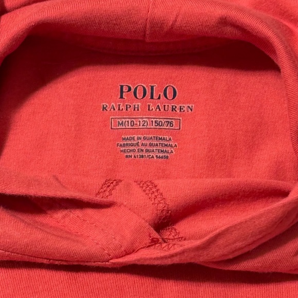 Polo Ralph Lauren Hooded Long Sleeve T-Shirt | Kids Size M (10-12) - Picture 9 of 13
